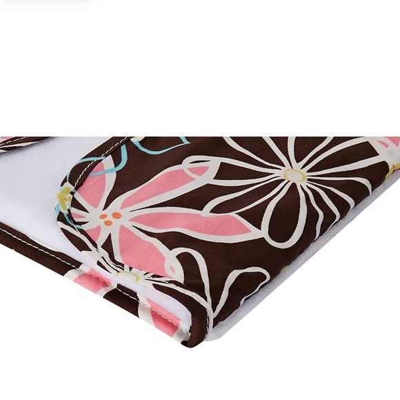 NEW Ah Goo Baby Plush Pad Memory Foam Portable (Retro Daisy) - Picture 5 of 8